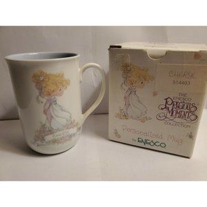 Precious Moments "Cheryl" Personalized Mug 1989 Collectible w/Box